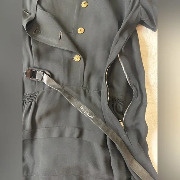 The Perfect Vintage 1940s 50s Little Black Dress VOLUP - Picture 14 of 14